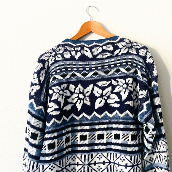 Vintage Grandma Sweater JJ Browne Knit Christmas - Picture 5 of 5